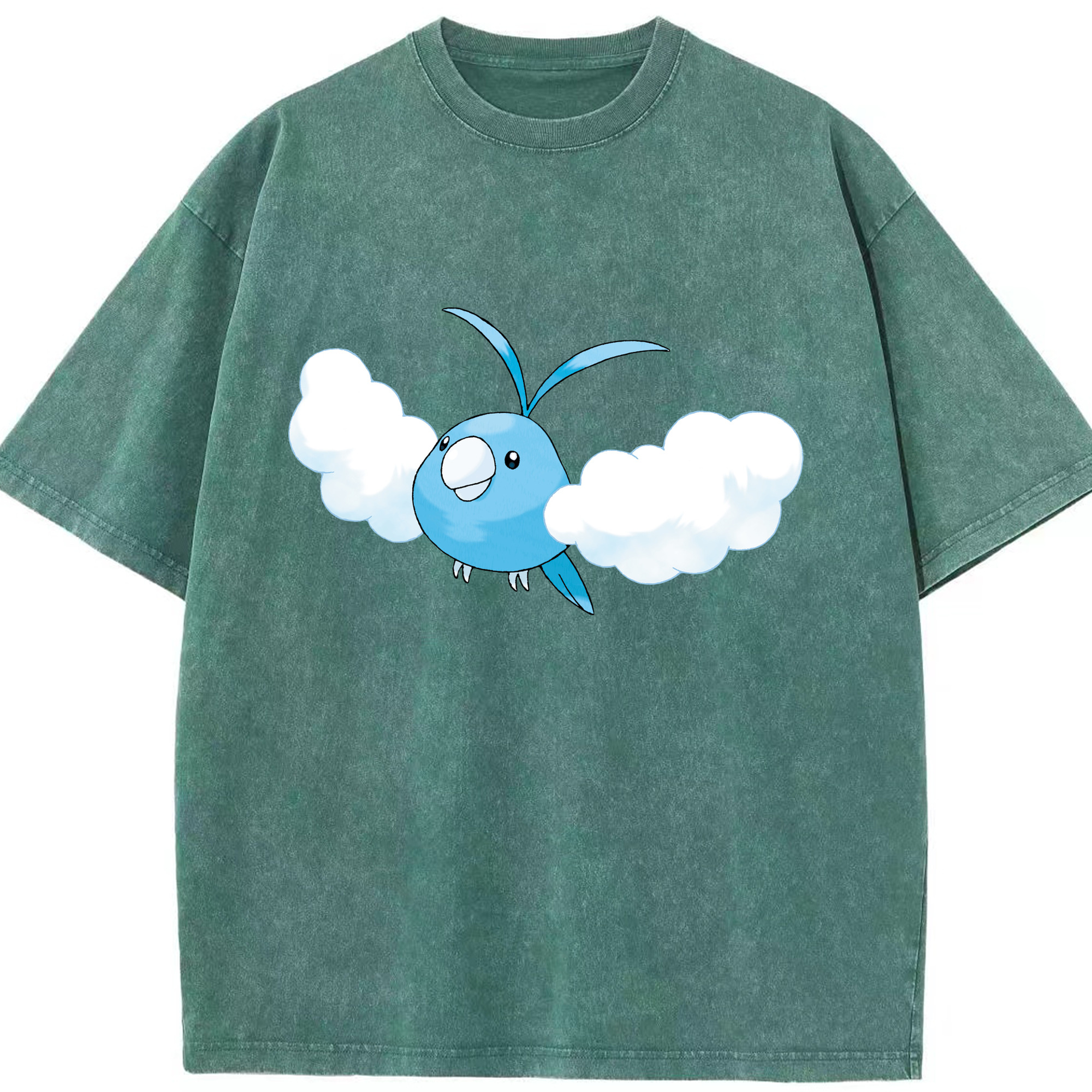 （画像用） ポケットモンスター Pokémon 綿100% ヴィンテージ風 半袖Tシャツ（フロントプリント）